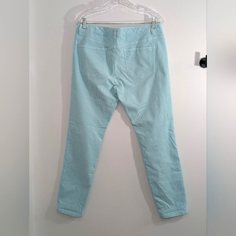 Vineyard Vines Light Blue Corduroy Pants 12 Y2K Coastal Grandmother - Picture 4 of 5